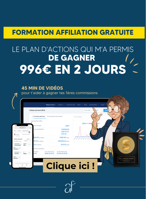 Formation affiliation gratuite