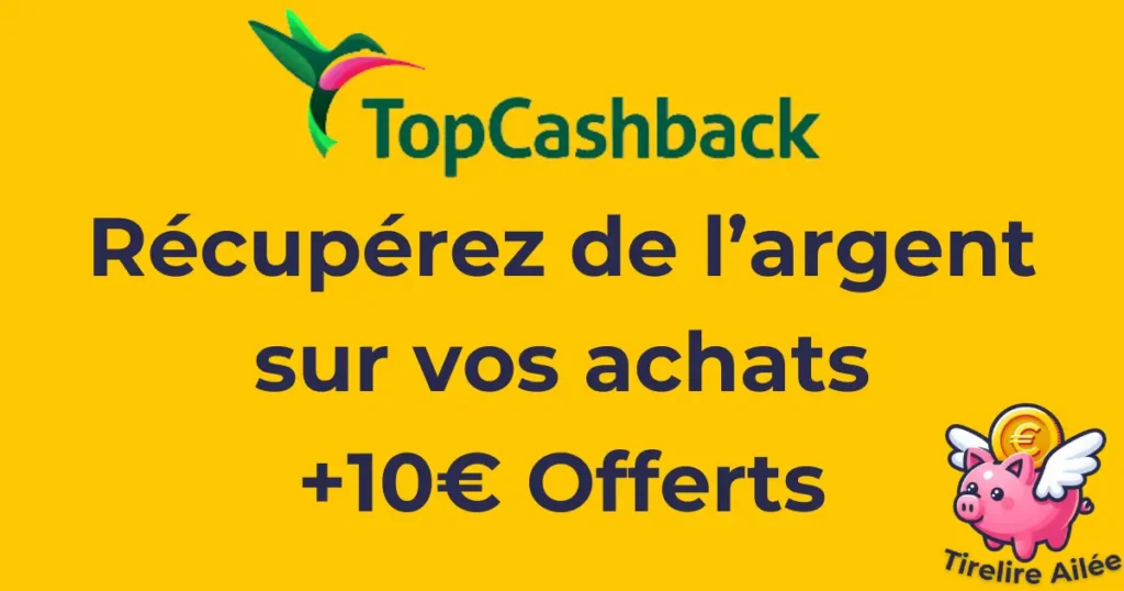 Récupérez de l'argent sur vos achats avec les offres de cashback de TopCashback. 10 euros offerts.