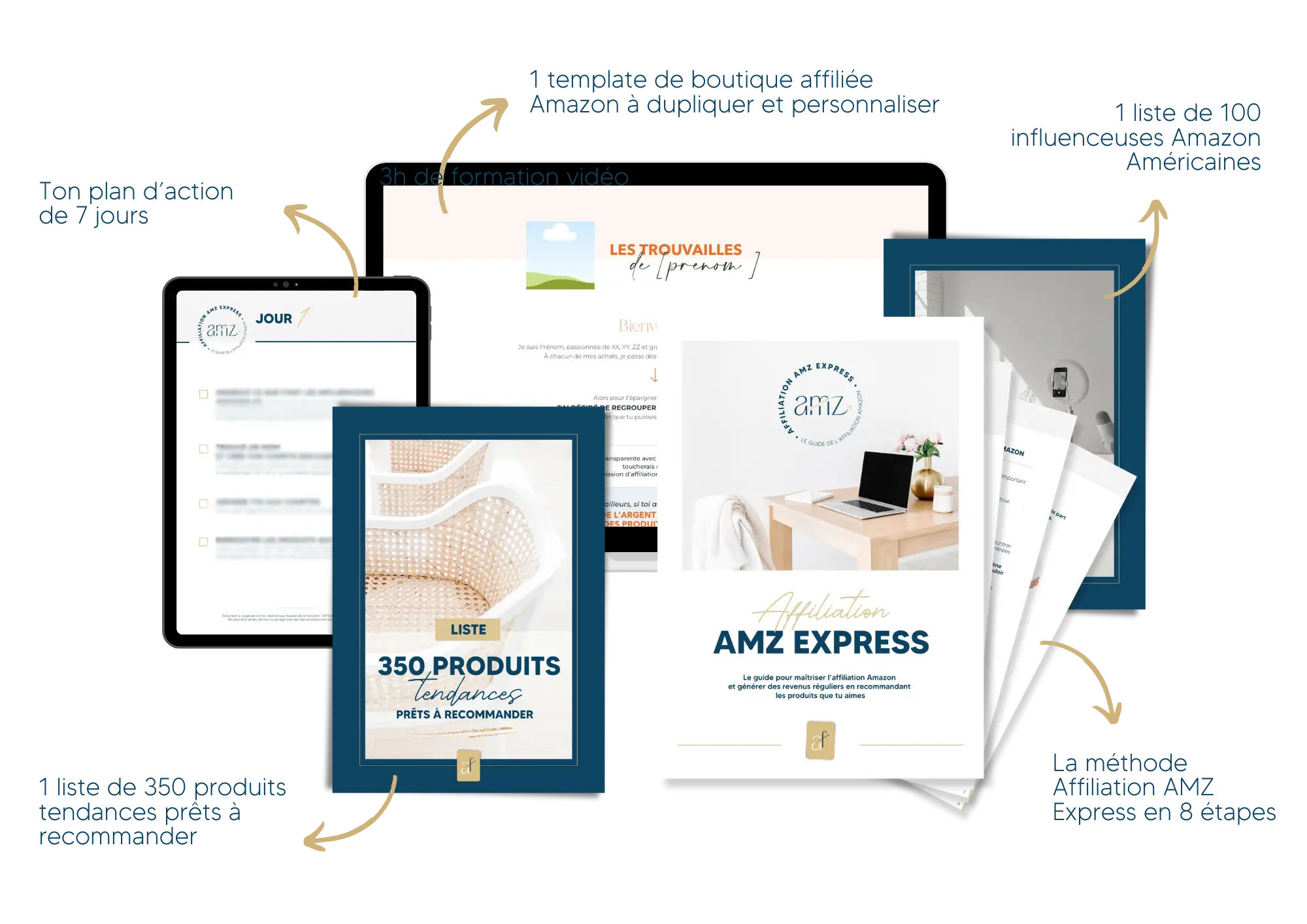 Formation AMZ Express by Ambitions Féminines. Gagne de l'argent grâce à l'affiliation Amazon