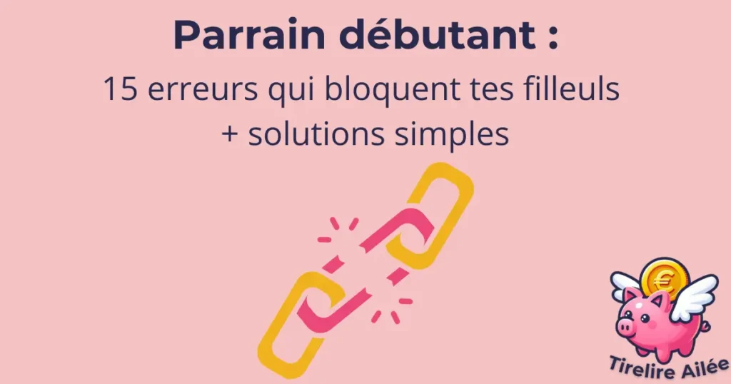 Parrain débutant : 15 erreurs qui bloquent tes filleuls + solutions simples